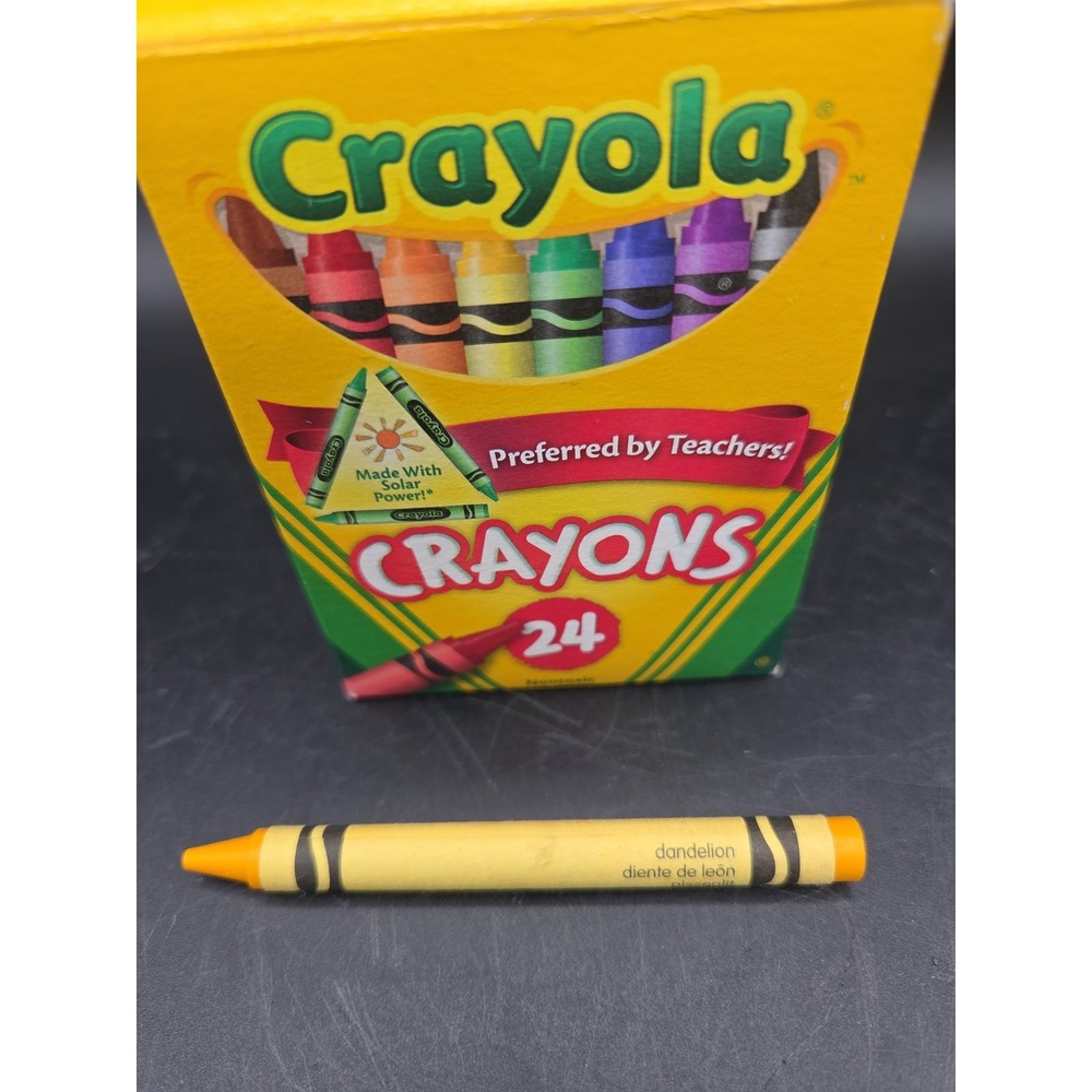 Crayola 24 Count Crayons Box - Discontinued Eco-Evolution Solar Power -...